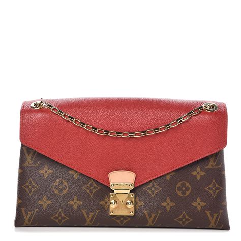 LOUIS VUITTON Monogram Pallas Chain Cherry 